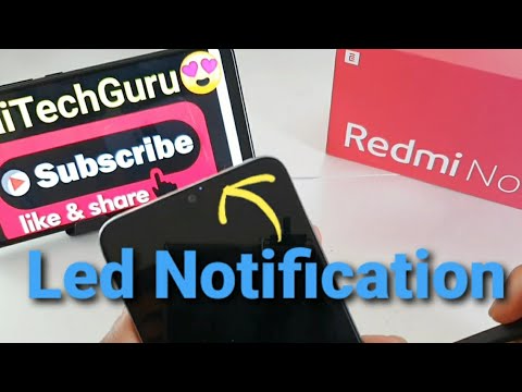 Redmi Note 8 pro led notification light review - YouTube