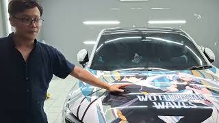 ITASHA #25 HONDA HRV JINHSI X ROVER WUTHERING WAVES CAR WRAP SUPERGLOSS