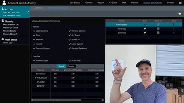 User Management for Viewtron Security Camera DVRs / IP Camera NVRs