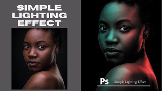 Add Colored Lights to Photos in Photoshop - Dual Lighting Effect