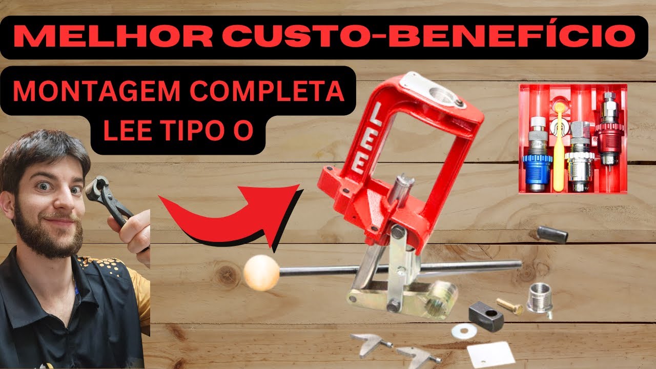 Unboxing e montagem da prensa Lee tipo O