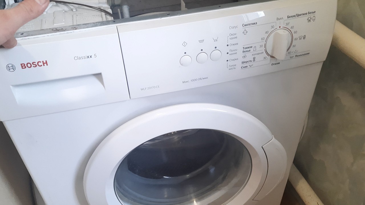 Замена ТЭНа стиралки Bosch