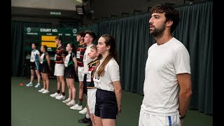 Wimbledon 2018: Behind-the-scenes training with the ball boys and ball girls