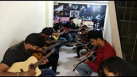 ajib dastan on guitar by yogesh and kk's guitar