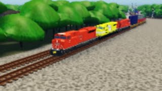 Ro-Scale CP Leads Intermodal with Progress Rail SD70ACE T4 Trailing