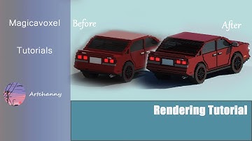 Magicavoxel Tutorials - Rendering Tutorial
