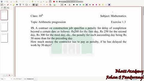 Class 10 | Arithmetic Progression | Exercise 1.3 Problem 15, 16 and 17 | Easy Kannada Explanation