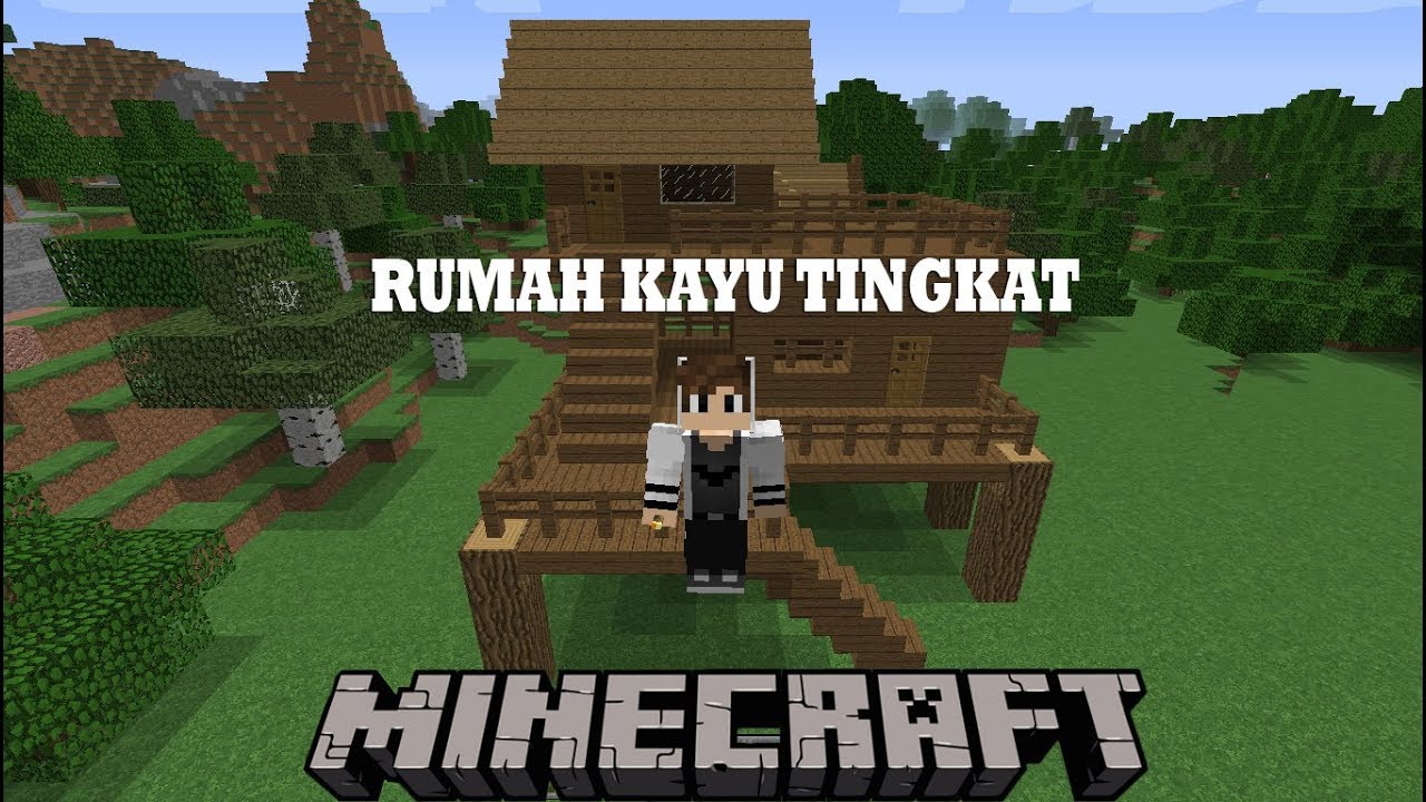 CARA MEMBUAT RUMAH UNTUK SURVIVAL YANG BERTINGKAT DI MINECRAFT (5
