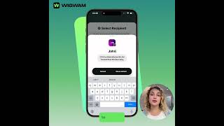 How to send any token on Wigwam app