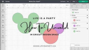 How To Unweld In Cricut Design Space