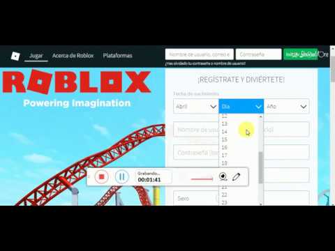 Roblox registrate y diviertete