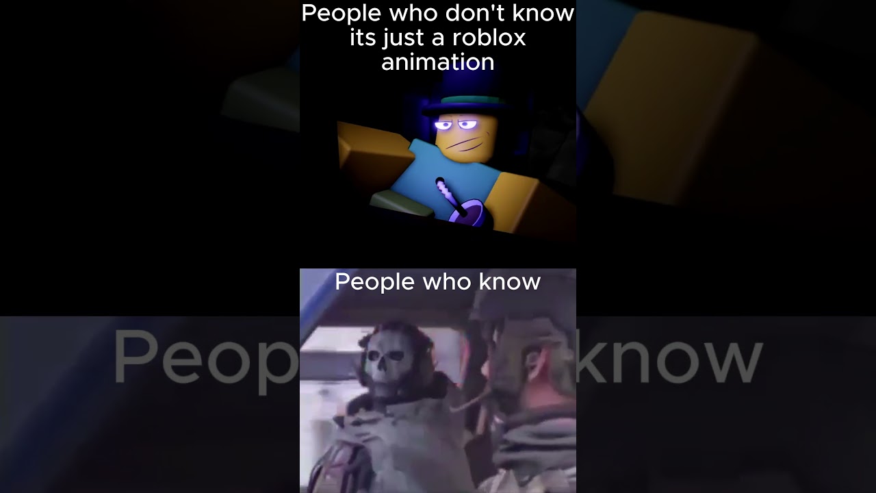 People who don't know vs People who know 