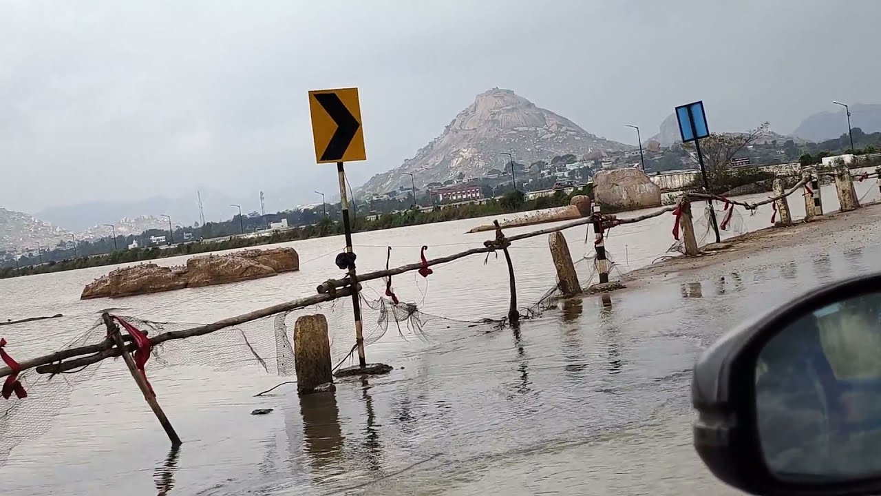 Gudibande Byrasagara lake overflow