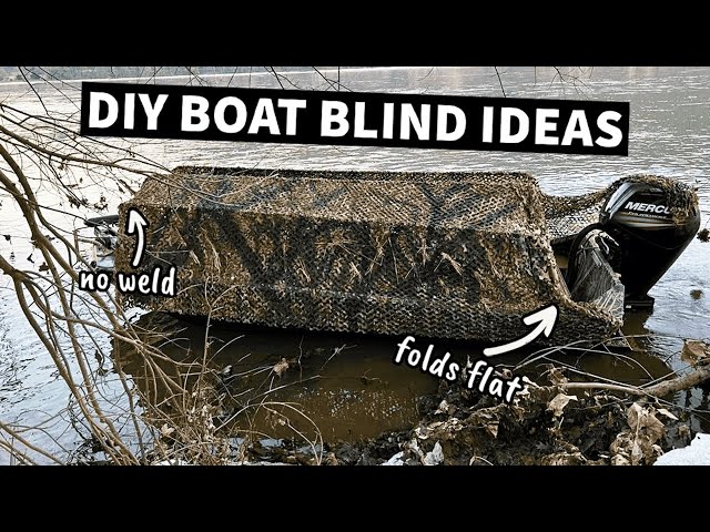 Conduit Duck Boat Blind Plans: Build Your Own - tinktube