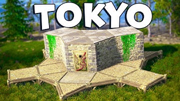 The TOKYO. Circle SHELL - mini OPENCORE - cheap SHIELD WALL [ 7 BUNKERS ] rust base design