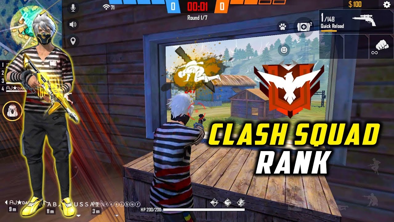 BEST CLASH SQUAD RANKED MATCH GAMEPLAY   GARENA FREE FIRE