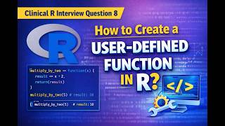 Q#8 How to create a user-defined function in R
