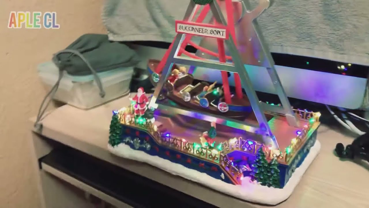 Christmas village from kohl’s buccaneer boat house revisado 2021