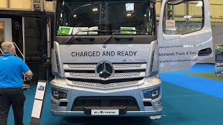 Mercedes Benz eActros 400 L 6x2 Rigid (2024) Walkaround Comercial Vehicle Show Birmingham 2024