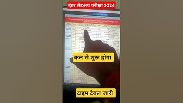 Bihar board class 12th sent up exam ka routine2024/12th class sent up exam 2024 ka routine
