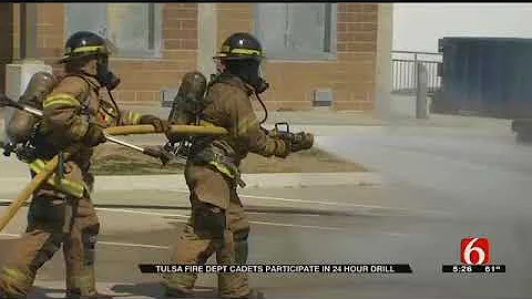 Cadets Face Grueling 24-Hour Drill On The Way To Becoming Tulsa Firefighters