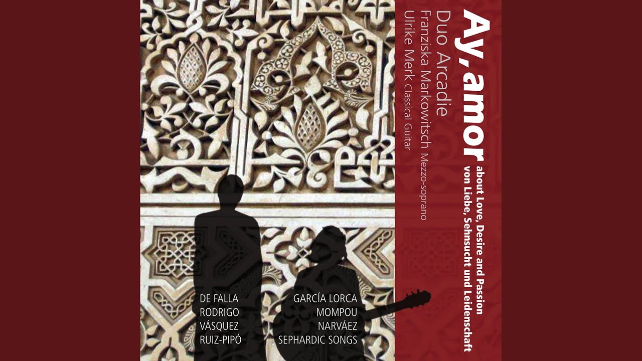 Canciones espanolas Antiguas (arr. for voice and guitar) : Sevillanas del siglo XVIII