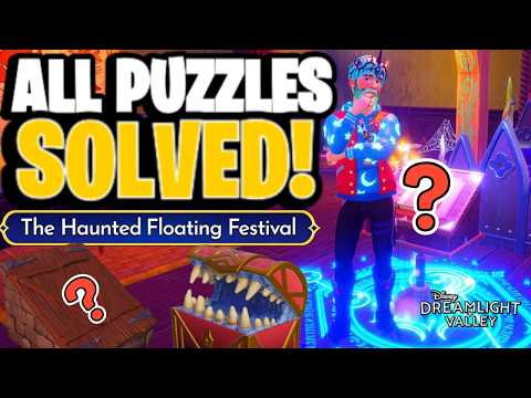 ALL NEW Haunted House Puzzles SOLVED! [2026 Floating Festival GUIDE] | Dreamlight Valley thumbnail