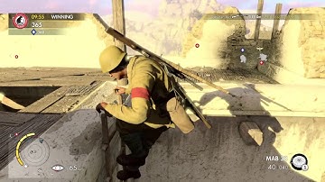 Sniper Elite 3 Multiplayer TDM Outpost Canyon 11-4