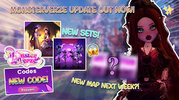 🚨 *NEW* MONSTERVERZE UPDATE! TWO NEW SETS, NEW CODE, ITEMS, + BRAND NEW MAP COMING *NEXT WEEK?!*
