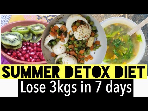 lose-3kgs-in-7-days-|-summer-detox-diet-plan-for-weight-loss-|-azra-khan-fitness