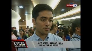 SONA: Vico Sotto, bagong halal na mayor ng Pasig City | #Eleksyon2019