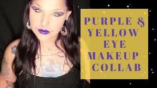 Purple & Yellow Eye Makeup Collaboration | Juvia’s Place | James Charles x Morphe