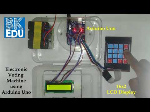 Electronic Voting Machine using Arduino Uno