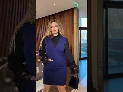 Класичний сарафан з креп дайвінгу норма і батал, видео 1