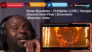 Nutsa Buzaladze - Firefighter (LIVE) | Georgia 🇬🇪 | Second Semi-Final | Eurovision 2024| REACTION