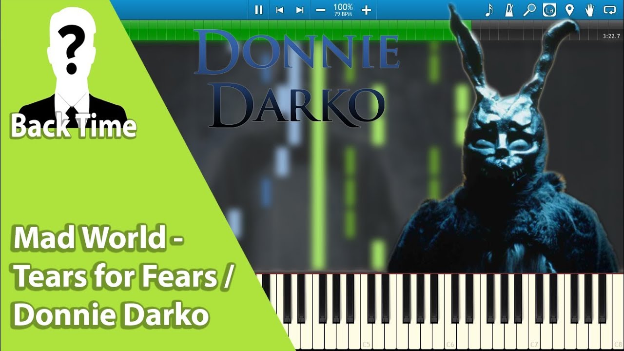 Mad World Tears for Fears / Donnie Darko (Piano Cover) + Sheets YouTube
