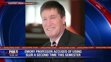 Emory professor accused of using racial slur