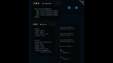Three Dots Loader in CSS 🚀