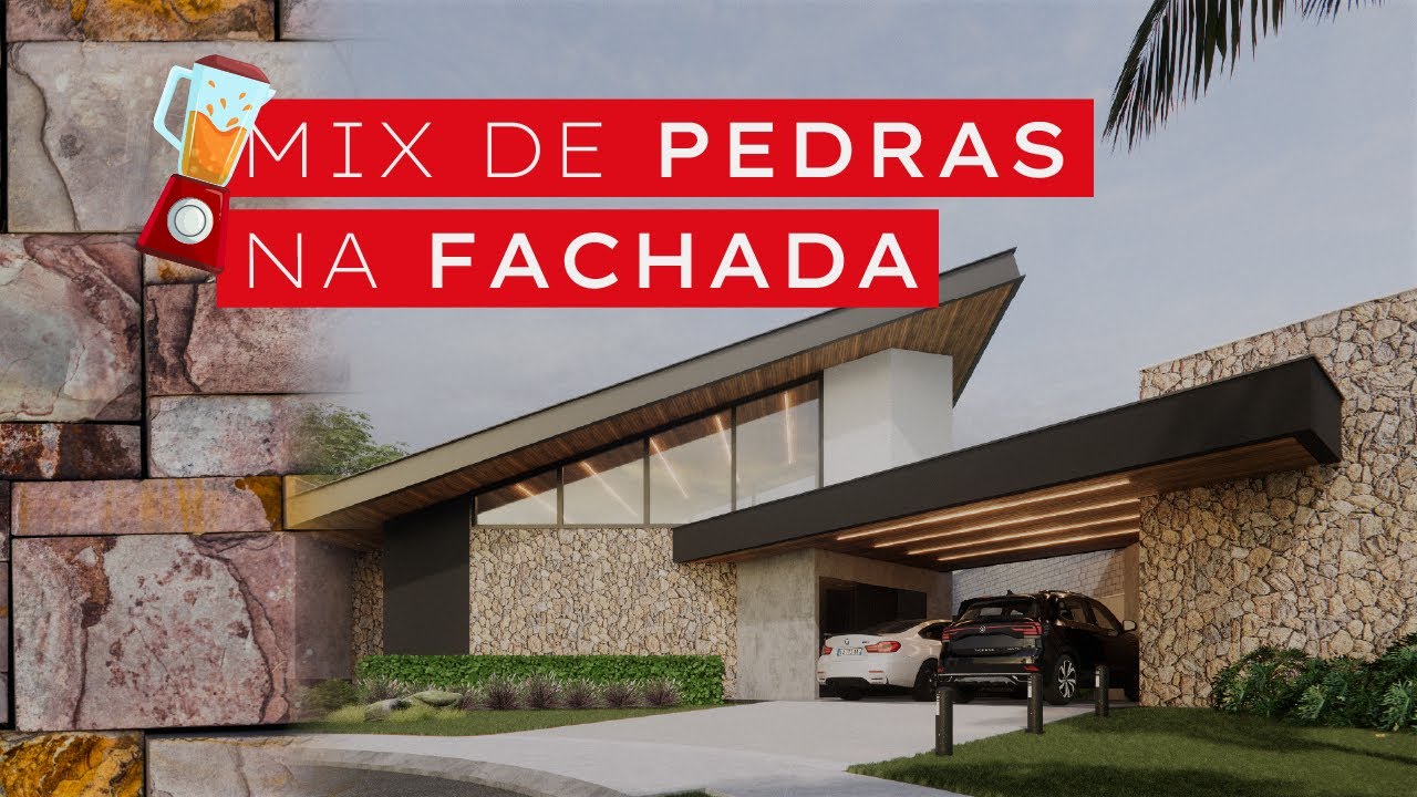 FACHADAS E MUROS ESPETACULARES COM PEDRAS - INSPIRE-SE! 