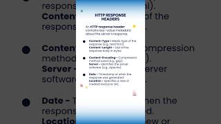 HTTP Response Headers - #itjobs #linux #techcareers #aws #freshers #ittraining #https