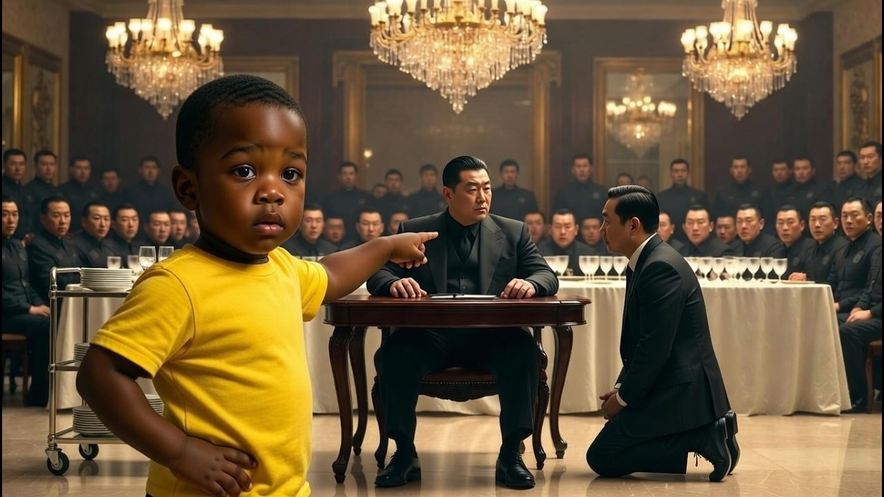 “Wait… YOU ATE A BABY !” Little Black Boy’s Cry Instantly Freezes a Ruthless Mafia Boss