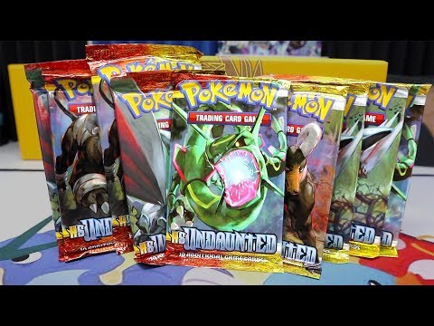 pokemon undaunted booster pack HeartGold SoulSilver six packs from the tenth expansion in the Sun Pokemon - Undaunted
