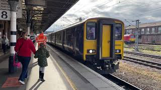 Couple of Trains at Rotherham Central and Adwick 26/10/21
