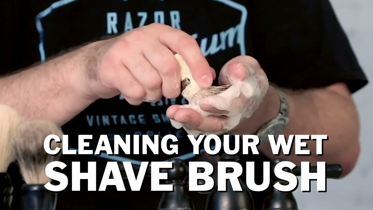 How to Clean your Wet Shave Brush | Razor Emporium