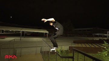 Session Switch Flip Nose Slide to Crook to Fakie Flip Out (Easy Day High)