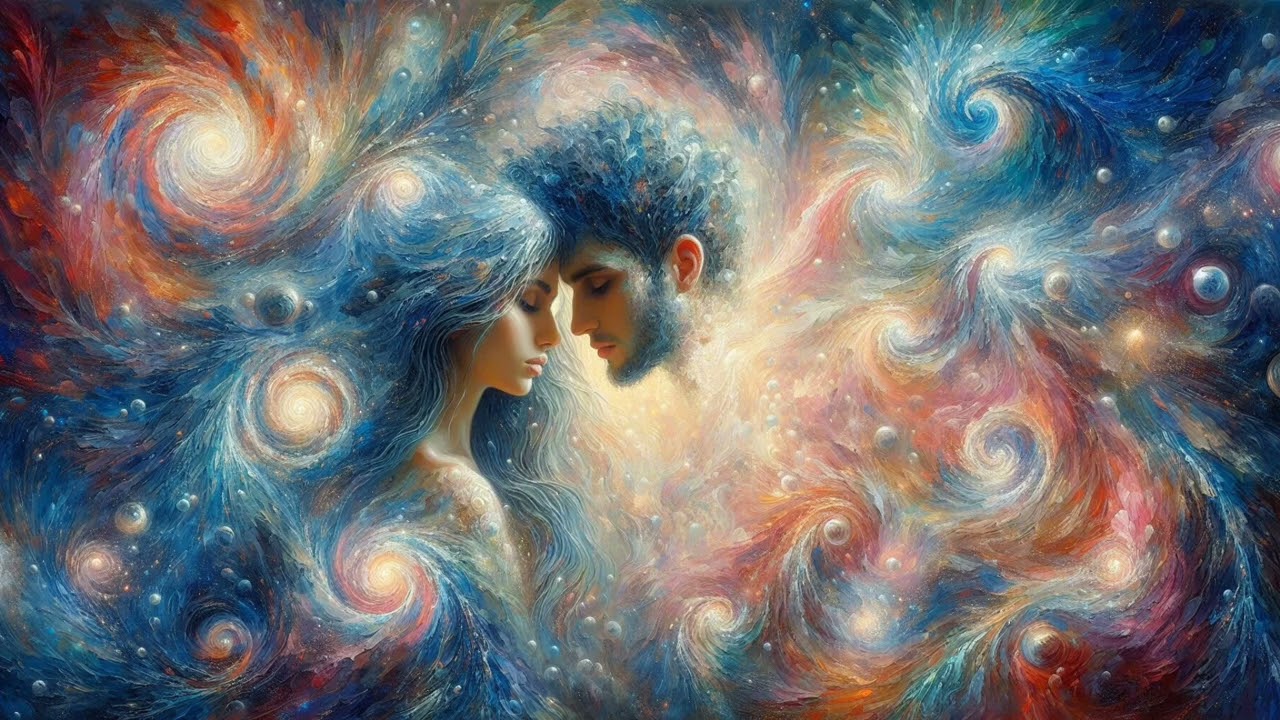 Love’s Quiet Strength | Modern Oil Painting | Screensaver Art Gallery for TV