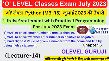 Python For Beginners | |  Python Conditional Statement | |  if else statement Full Practical Class