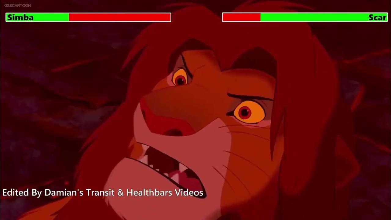 The Lion King Final Battle With Healthbars The Lion King (1994) Final Battle with healthbars 2/2 (9K Subscriber