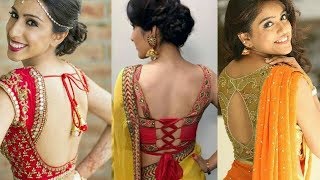 most beautifull blouse designs(must watch)/saree blouse designs 2018/latest blousse designs