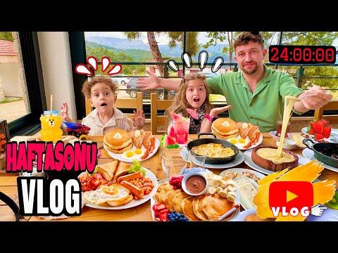 KUZEY ELİF HAFTASONU 24 SAAT VLOG !! - KAHVALTI - SÜRPRİZ !! دي دي ميدو - لولو | قناة وناسة